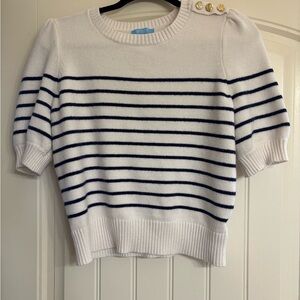 Draper James Cream Knit Sweater